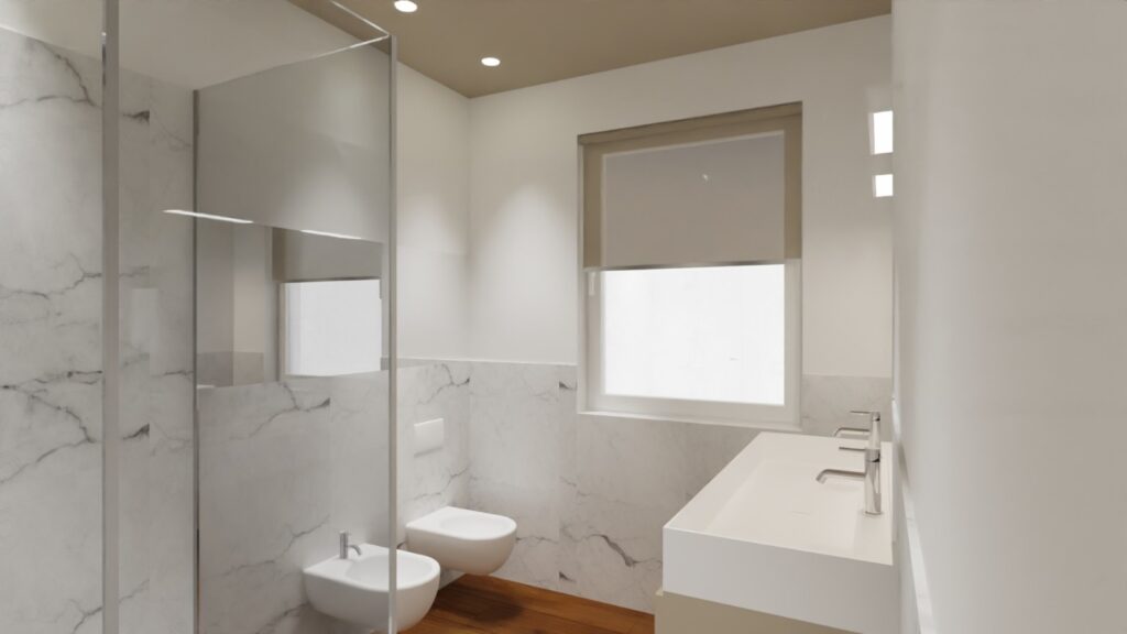 Interior design bagno padronale