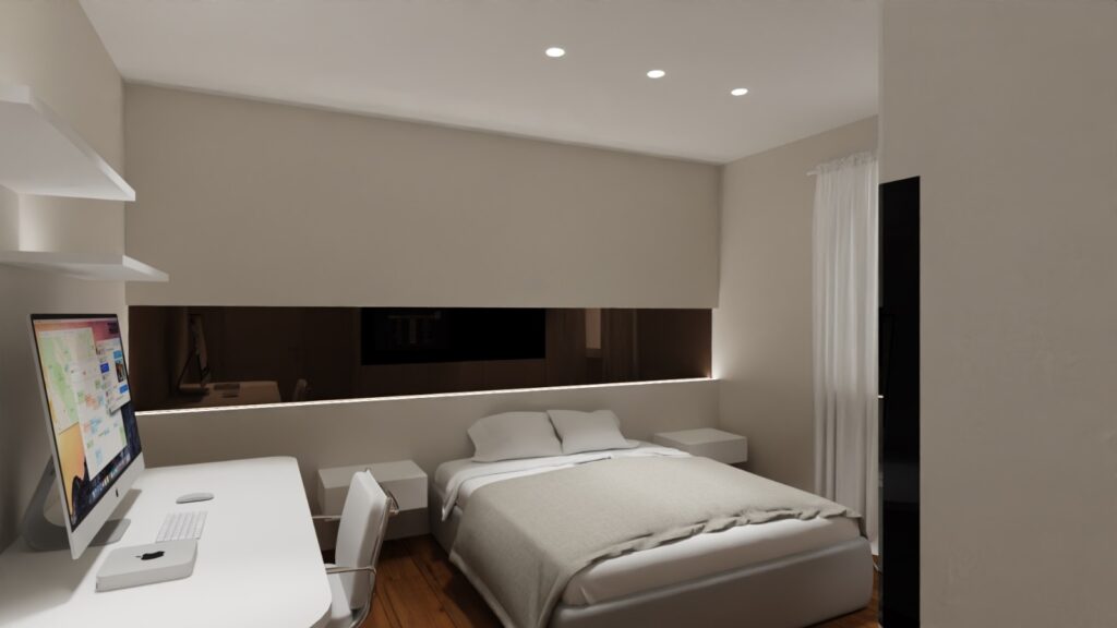 Interior design camera matrimoniale