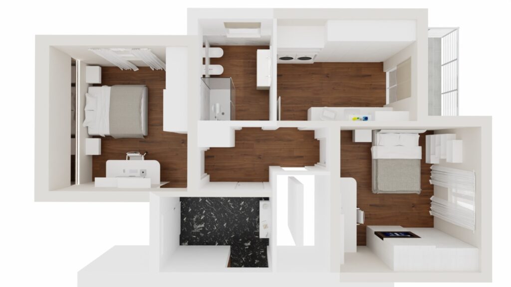 Interior design piano primo