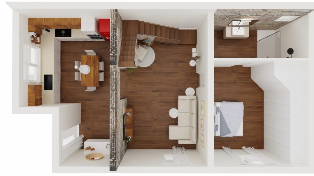 Interior design piano terra