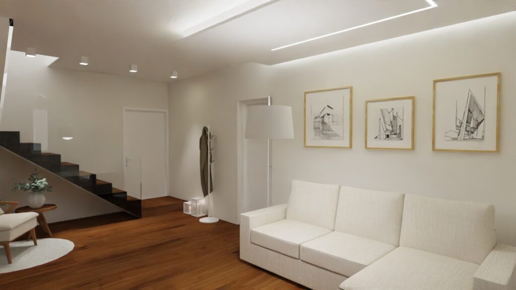 Interior design soggiorno