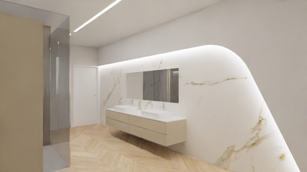 Interior design villino unifamiliare