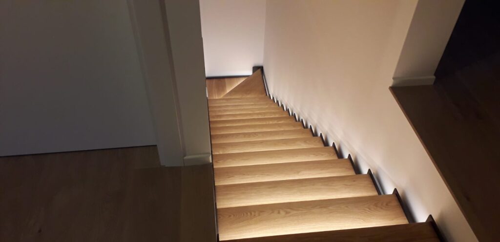 Scala interna nella residenza unifamiliare a Sovizzo